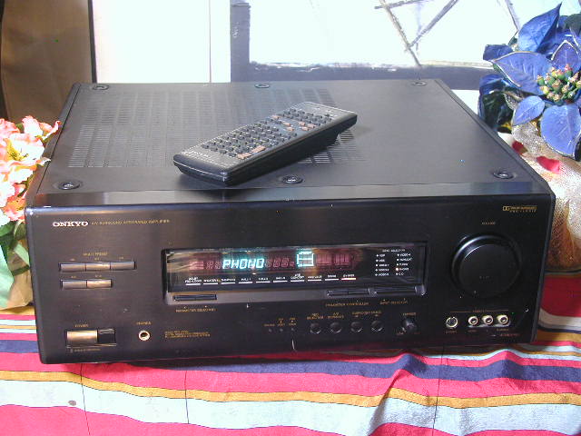 ONKYO,A-V801PRO, amplifier black, at that time 99800, operation