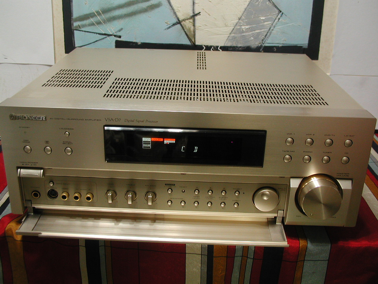 【割引設定】★高級Pioneer VSA-D7 AVアンプ。 当時￥120,000■2チャンネルでも良い音質のアンプです★ パイオニア